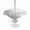 White Light Green Emerald Green, variant on Outdoor Tablecloth with Umbrella Hole for Patio/Picnic/Party/Camping, Spring Blue Eucalyptus Waterproof Table Cloth Rectangle Table Cover Washable, Botanical Green Leaf Country (60"x 102")