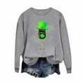 thumbnail image 4 of Wowcloth Women's St. Patrick's Day Print Sweatshirt, Long Sleeve Round Neck Fashion Casual Top for Everyday Wear and Holiday Activities, 4 of 7
