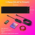 thumbnail image 6 of VOLIVO 23.42 inch Flexible Programmable LED Sign, App Control Scrolling Display, Custom Text Animation LED Eyes for Car Windshield, Taxi, Store Advertising, 6 of 7