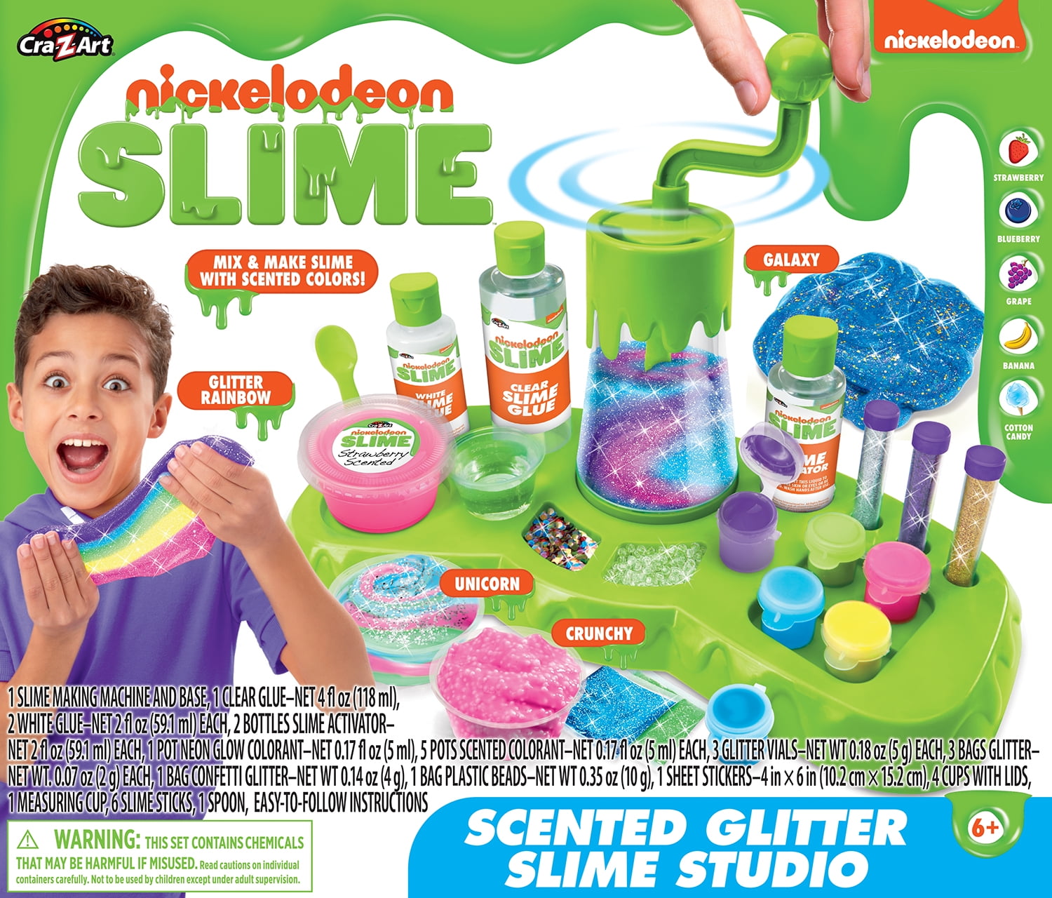  Cra-Z-Art Nickelodeon Slime Fun Food Premade Slime 4 Pack :  Toys & Games