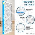 thumbnail image 4 of AMI PARTS MERV8 12X24X1 HVAC Furnace Pleated Air Filter for Dust Reduction in Home 4 Filters, 4 of 8