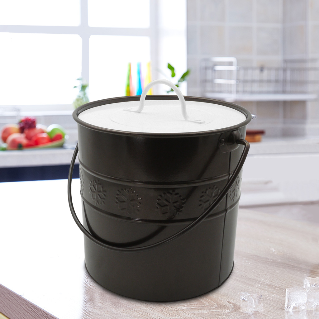 3 Liter Insulated DoubleWall Ice Bucket Wine Chiller with Lid