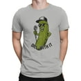 thumbnail image 2 of Cool Pickle "Dill With It" Fun Men's T-shirt, 2 of 3