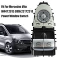 thumbnail image 4 of Car Window Switch Compatible with Vito W447 2015-2018 Plastic Power Window Switch Button Window Control Switch Professional Window Lifter Switch for Car Auto (Black), 4 of 11