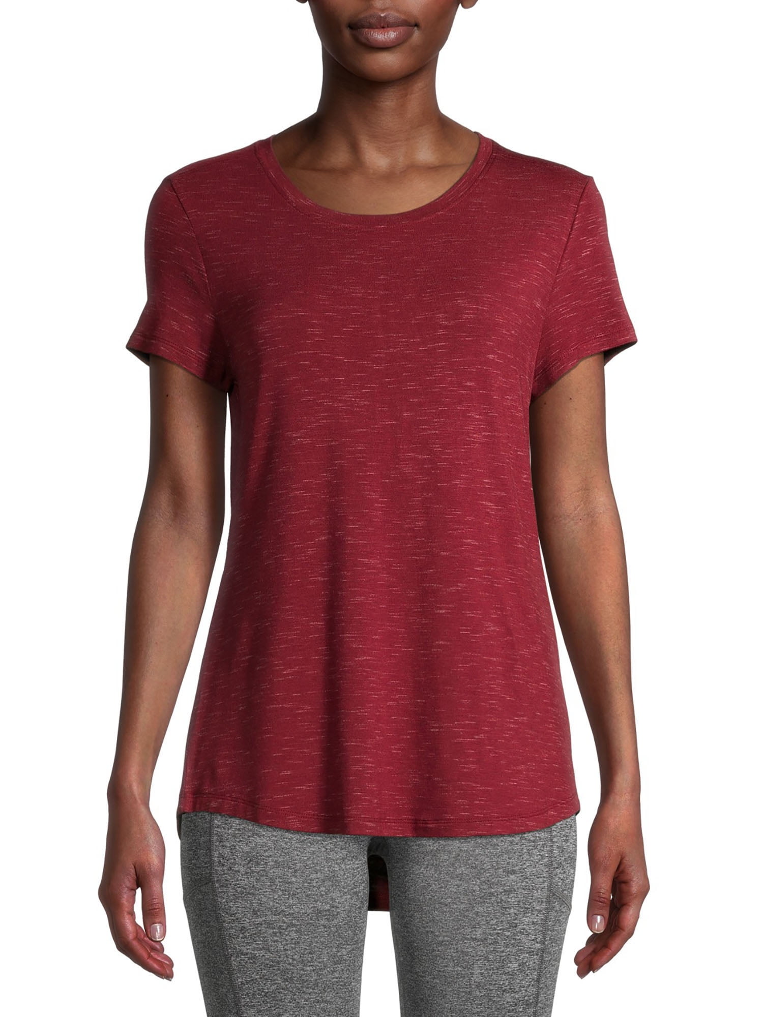 Avia Women's Athleisure Commuter Short Sleeve TShirt