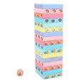 thumbnail image 3 of 51 Uds. Juego de bloques de construcción de madera de colores para niños, juguete para jugar, 3 of 9