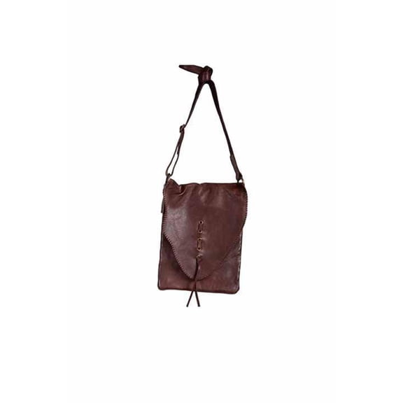 Scully Women's Whipstitch Crossbody Bag Chocolate One Size