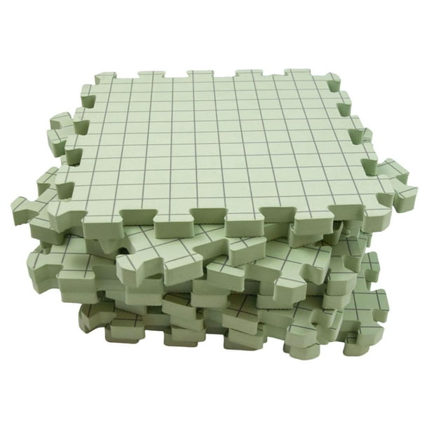 9 piezas de tapetes de bloqueo para tejer tableros de bloqueo Herramienta manual gruesa y resistente multifunción con rejillas para tejer manualidades Macarena Esteras de bloqueo de tejido