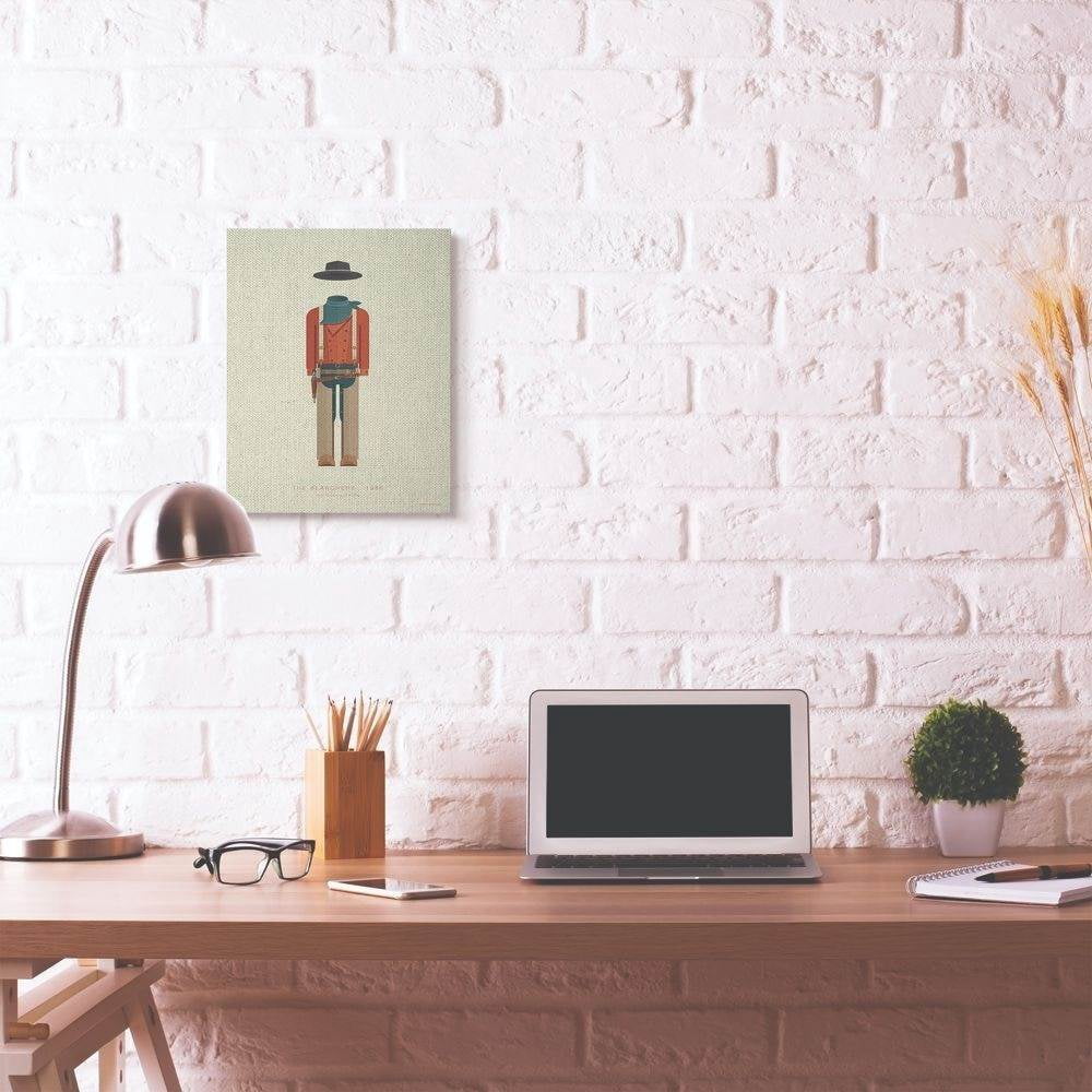 Stupell Industries The Searchers Famous People Characters Fashion Design Canvas Wall Art by Fred Birchal