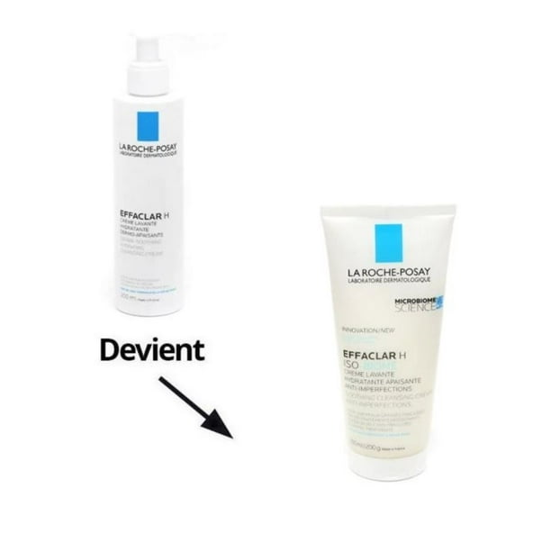 La Roche-Posay Effaclar H Iso-Biome Soothing Cleansing 200ml for Acne Prone Skin - Walmart.com