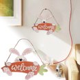 thumbnail image 1 of Easter Wooden Letter Sign With Adorable Cartoon Bunny – For Holiday & Kids' Room, 1 of 6