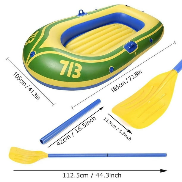Bingirl Inflatable Boat Swimming Pool Lake Float Raft Portable