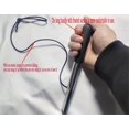 thumbnail image 2 of Extensión de manija de freno para silla de ruedas, 8 pulgadas, con bloqueo de rueda, acero inoxidable, manija extendida, con cordón (1 par), 2 of 5