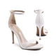 thumbnail image 2 of Sandalias de Tacón de Aguja con Correa al Tobillo para Mujer DREAM PAIRS en Blanco, 2 of 7