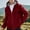 Red, variant on Aloohaidyvio Hoodies for Men Fleece Sweatshirt Full Zip Sherpa Hooded Jacket