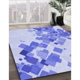 thumbnail image 2 of Ahgly Company Indoor Rectangle Patterned Heavenly Blue Area Rugs, 5' x 8', 2 of 6