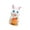 Rabbit and Carrot A, variant on Easter Figure Fairy Garden Accessories for Garden Potted Plant Easter Bonsai Rabbit and Carrot A