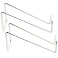 thumbnail image 3 of 2pcs Metal Wine Bottle Holder Wine Display Rack Metal Wine Rack Iron Art Wines Rack for Desktop, 3 of 9