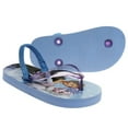thumbnail image 4 of Disney Frozen Girls Flip Flops with Back Strap, Lilac, Size: 9-10, 4 of 5