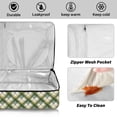 thumbnail image 4 of Iauyy Casserole Carrier for Hot Food Insulated Casserole Travel Carry Bag with Lid Food Warmer Bag for Party/Picnic,Green and Yellow Elements, 4 of 7