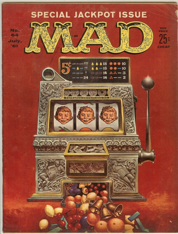 MAD Magazine Vintage Collectible #64 July 1961 Fine (FN)