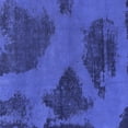 thumbnail image 1 of Ahgly Company Indoor Square Abstract Blue Modern Area Rugs, 8' Square, 1 of 4