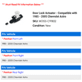 thumbnail image 2 of Door Lock Actuator - Compatible with 1985 - 2005 Chevy Astro 1986 1987 1988 1989 1990 1991 1992 1993 1994 1995 1996 1997 1998 1999 2000 2001 2002 2003 2004, 2 of 2