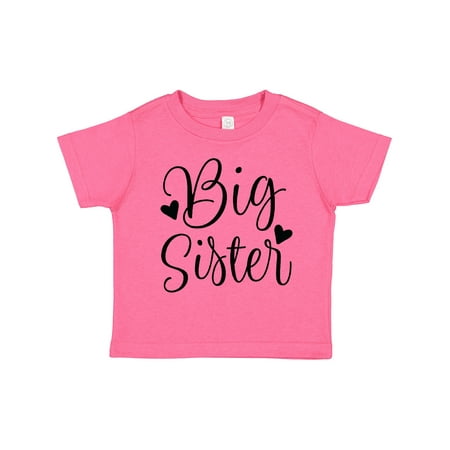 

Inktastic Big Sister Girls Cute Announcement Gift Toddler Toddler Girl T-Shirt