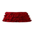 thumbnail image 2 of Sahpxhe Christmas Tree Collar, Vintage Multi Layer Ruffled Velvet Tree Base Skirt for Indoor Outdoor Home Holiday Decoration, 2 of 7