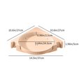 thumbnail image 3 of Ganfancp Estante de Almacenamiento Giratorio de 360 Grados Estante Esquinero Estantes de Almacenamiento para Baño Cocina Perforador- Suministros de Almacenamiento Montados En La Pared Ofertas Del Día, 3 of 7