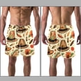 thumbnail image 3 of luoweisi Men's Beach Shorts Quick Dry Swim Trunks with Mesh Lining Thanksgiving Hat L, 3 of 5