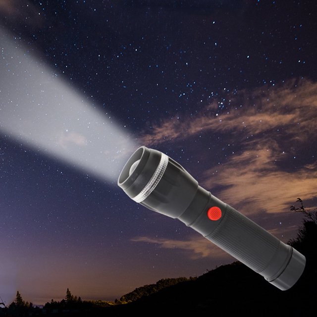 Linterna LED Fnyoxu, linterna portátil de mano resistente al agua para buceo, senderismo, camping, fácil de usar.