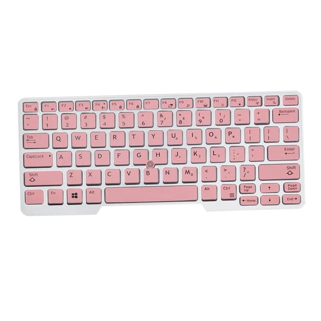 Funda protectora para de ordenador portátil titude E5480 E5490 Rosado Baoblaze Piel de teclado de silicona