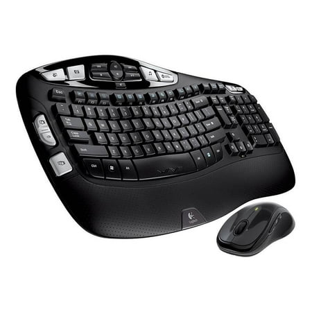 Refurbished Logitech Wave MK550 Desktop Wireless Multimedia Keyboard & Laser Mouse Kit (Best Wireless Multimedia Keyboard)