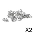 thumbnail image 1 of Surtido de 40 Uds. De dijes de corazón tibetanos de afecto para joyería DIY 2 piezas, 1 of 8