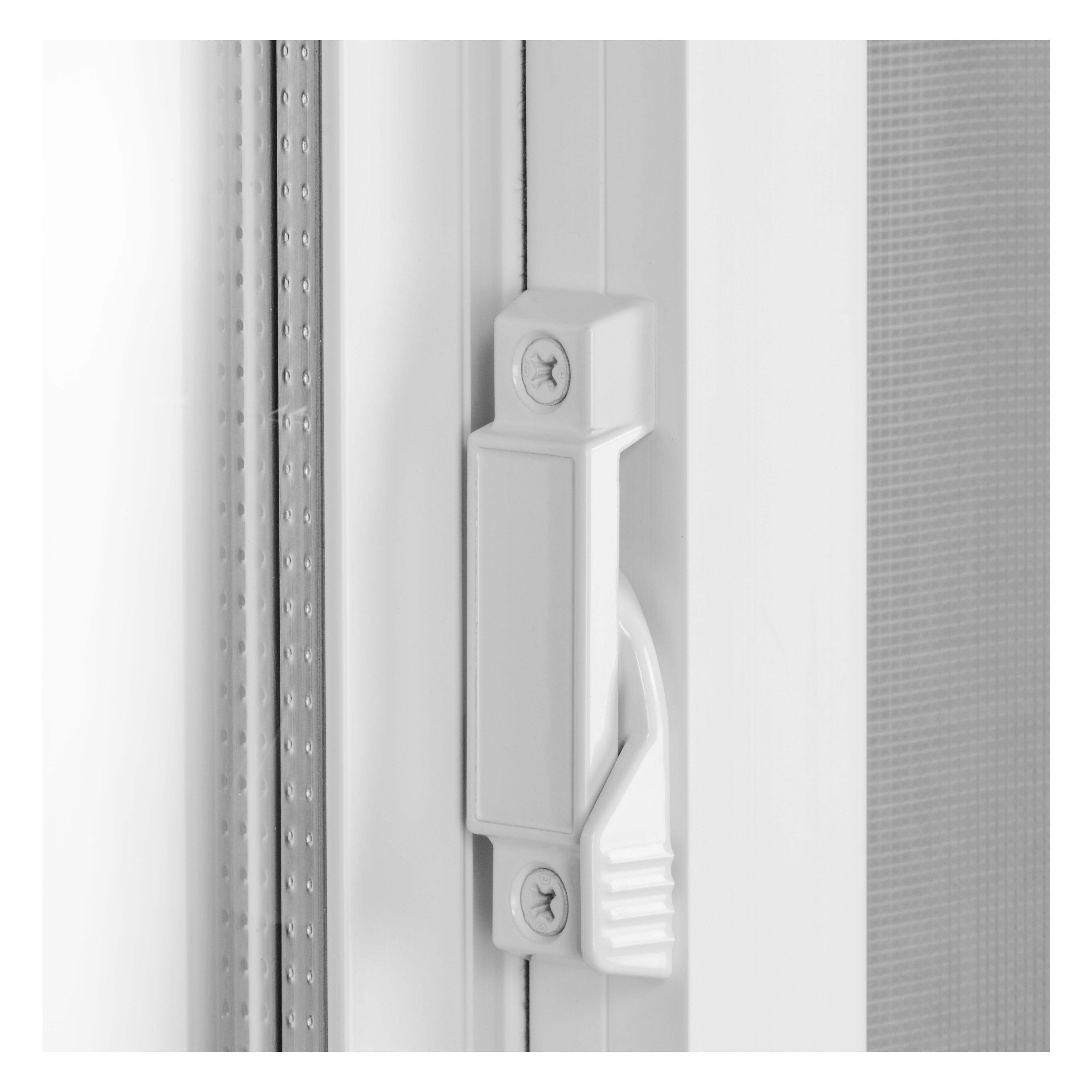 48 in. x 48 in. White Vinyl Single-Pane Utility Sliding Window