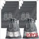 thumbnail image 3 of Bolsas organizadoras para almacenamiento de zapatos, bolsa de armario portátil de viaje no tejida, bolsa colgante transparente para ropa de bolsillo impermeable, 10/5 Uds., 3 of 4