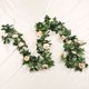 thumbnail image 4 of Laklulu 3 piezas de enredaderas de flores artificiales, decoraciones de ratán rosa., 4 of 5