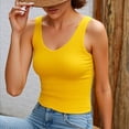 thumbnail image 5 of Levmjia Women Tank Top Solid Color Tummy Control V-Neck Shapewear Corset Breathable Body Shaper Comfortable Daily Wear Summer, 5 of 6