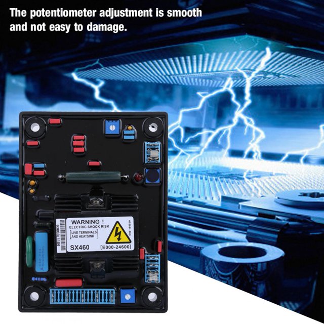 Regulador de Voltaje Automático ANGGREK SX460-A Monofásico Controlador AVR Generador Repuestos