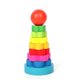 thumbnail image 1 of Juguete para niños Apilable Anillo Torre Bloque de construcción Forma de arco iris Bebé Aprendizaje Juguete educativo-b, 1 of 5