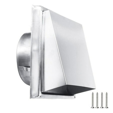 

Stainless Steel Square Extractor Fan Duct Vent Mesh Cover Screw Sealing Ring Set