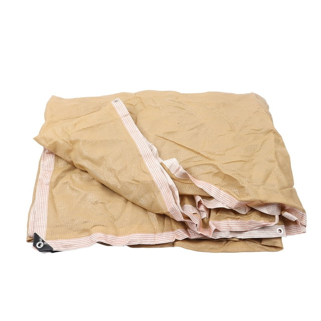 Outdoor Sun Shade Screen Cloth Yellow Garden Sun Shade Screen Sunshade Block Mesh 4x3 Meter