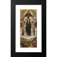 thumbnail image 2 of Ambrogio Bergognone 10x18 Black Modern Framed Museum Art Print Titled - The Assumption of the Virgin, 2 of 5