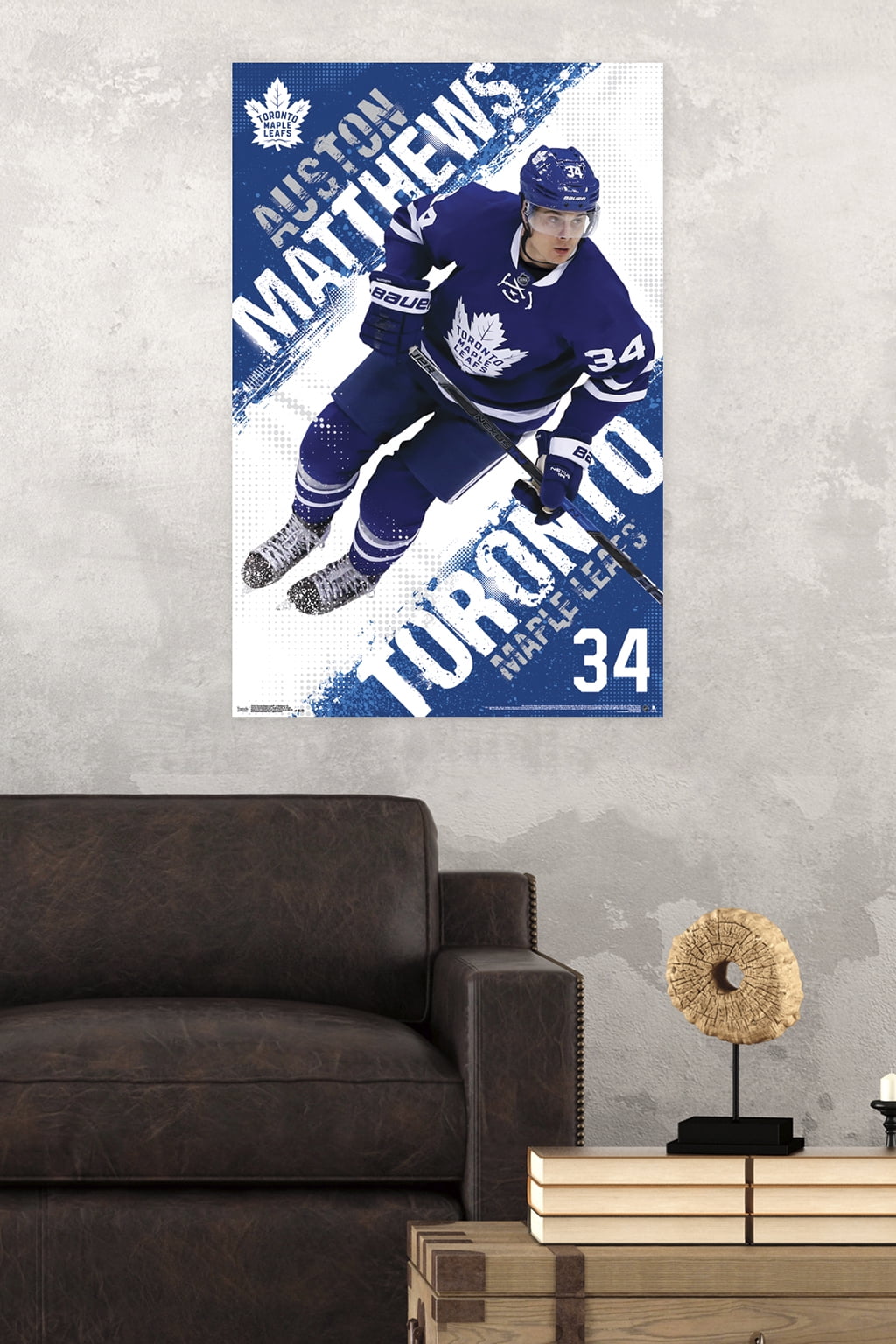 Trends International NHL Toronto Maple Leafs - Austin Matthews 16 Wall  Poster, 22.375 x 34, Premium Unframed Version