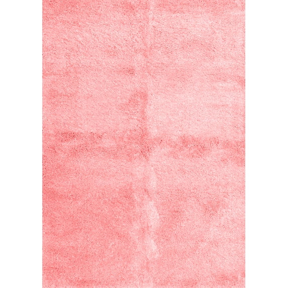 Ahgly Company Indoor Rectangle Abstract Red Contemporary Area Rugs, 7' x 10'