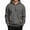 Dark Gray, variant on ITSAME Boys Half Zip Hoodie Pullover Long Sleeve Fleece-Lined Loose Casual Hooded Sweatshirt Size 7
