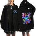 thumbnail image 3 of Sudadera con capucha de dibujos animados de Disney Stitch para mujer, ropa de calle de Manga, Harajuku, Anime, divertido, invierno, años 90, 3 of 5