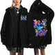 thumbnail image 3 of Sudadera con capucha de dibujos animados de Disney Stitch para mujer, ropa de calle de Manga, Harajuku, Anime, divertido, invierno, años 90, 3 of 5