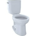 thumbnail image 2 of Toto CST244EF-01 1.28 GPF Elongated Tank Toilet, Cotton White, 2 of 3
